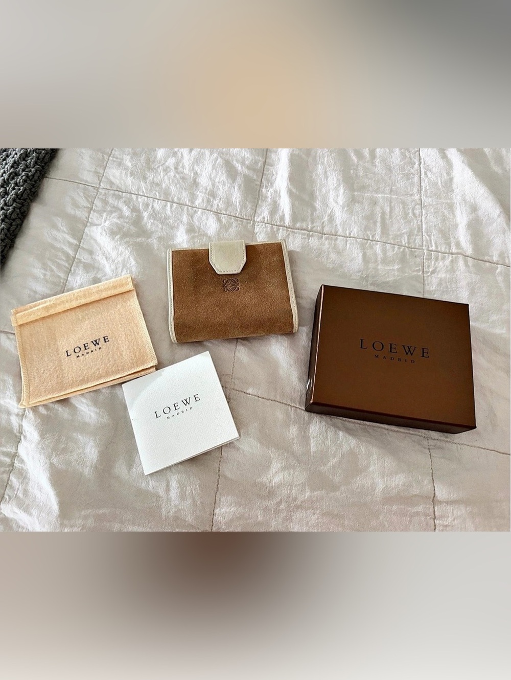 Loewe Brown & Cream Wallet
